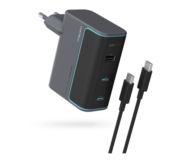 Cuktech Ładowarka sieciowa CUKAD1003EUG GaN 100W 2 x USB-C 1 x USB-A - 1487976 - zdjęcie